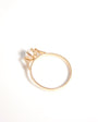 Anillo oro rosa y perla