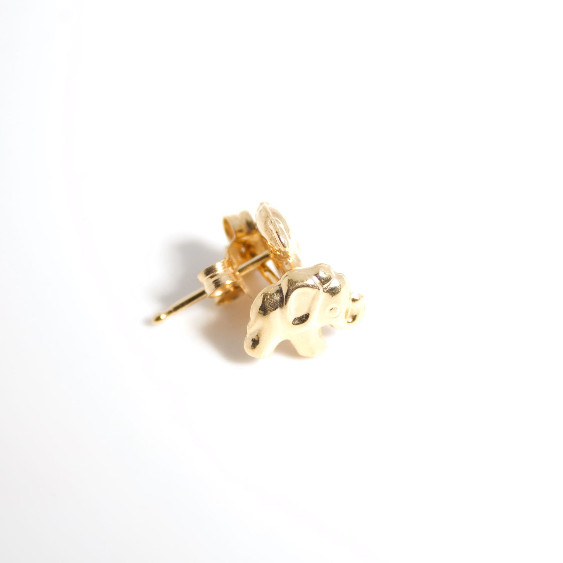 Aros oro amarillo elefantitos