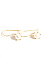 Aros oro rosa y perlas