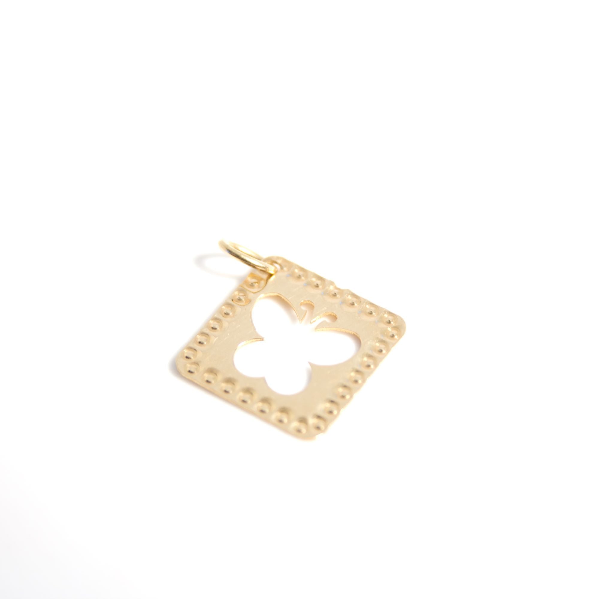 Mariposa oro amarillo