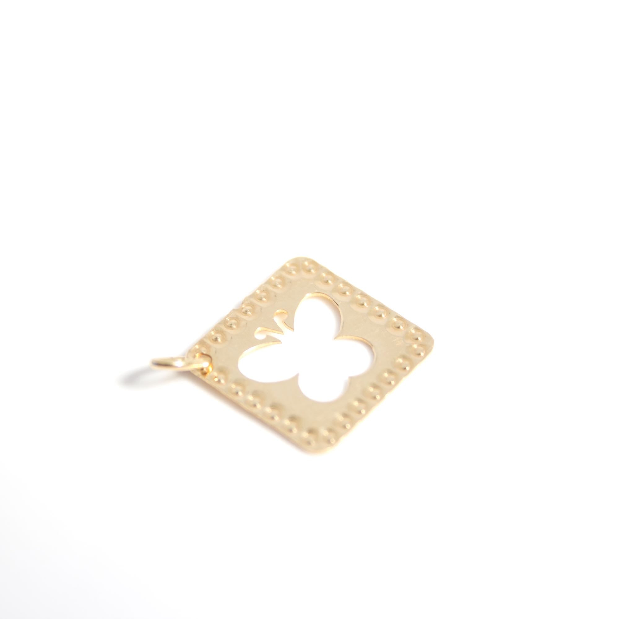 Mariposa oro amarillo