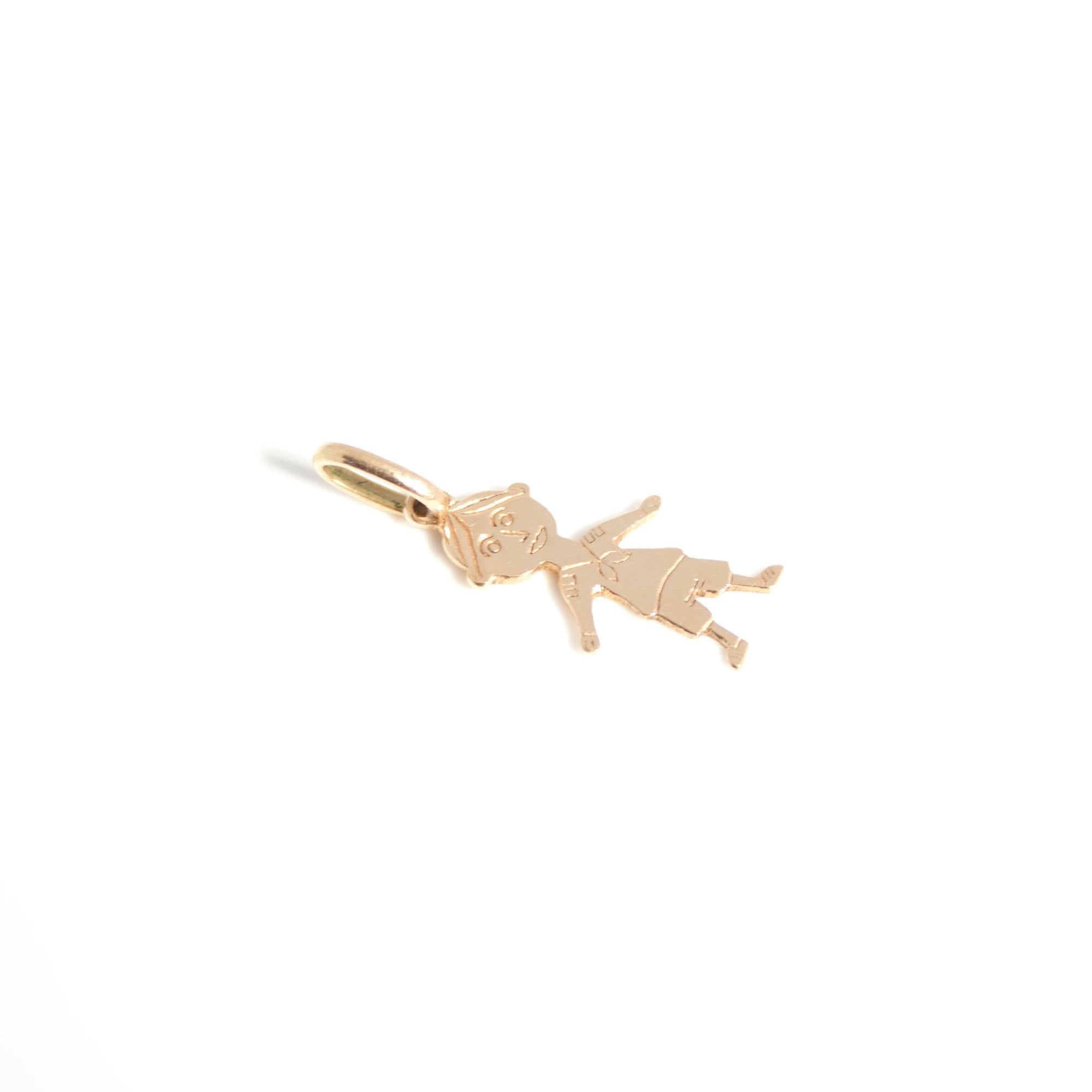 Niño oro rosa