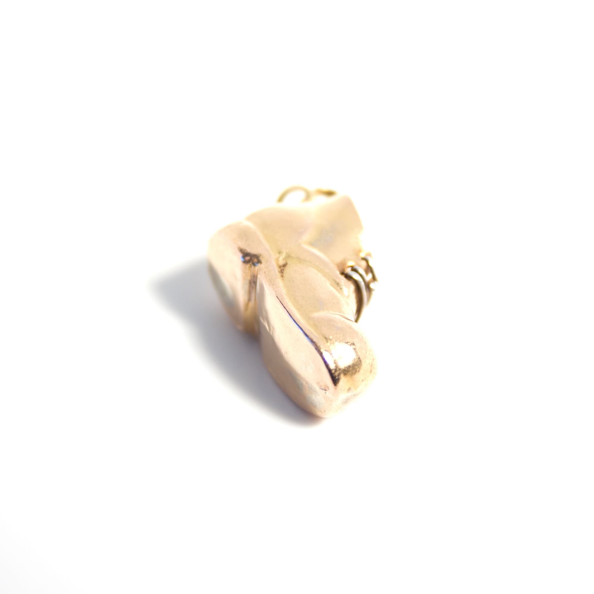 Zapato oro rosa