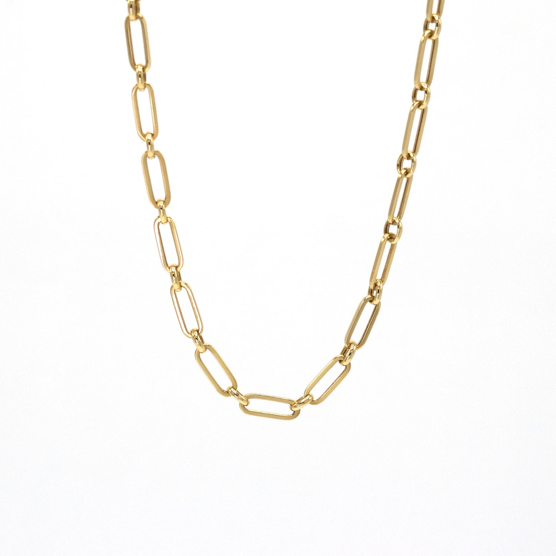 Collar doble eslabones oro amarillo