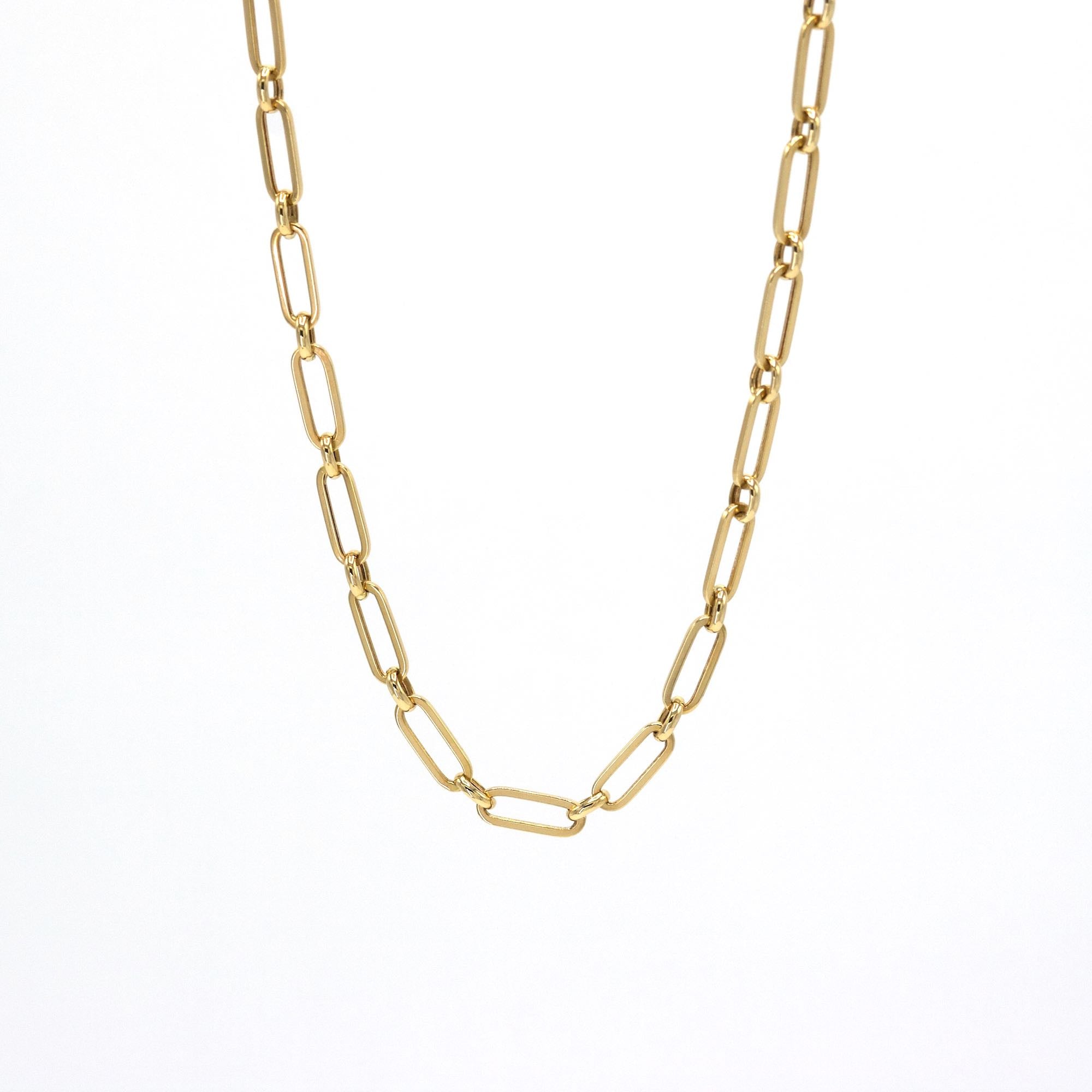 Collar doble eslabones oro amarillo