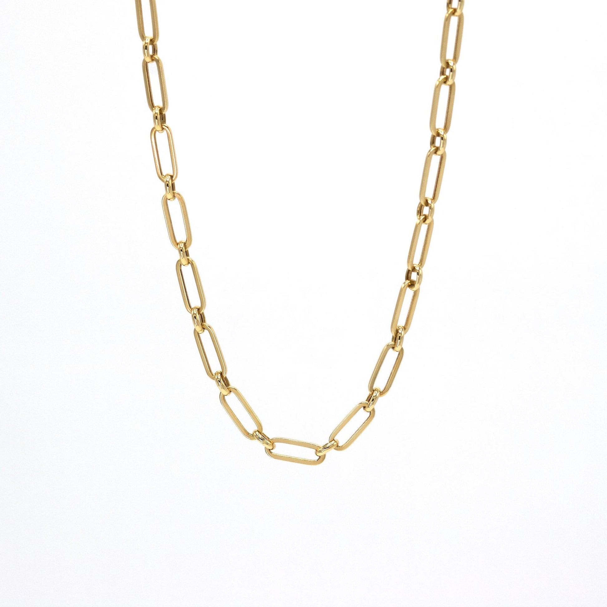 Collar doble eslabones oro amarillo