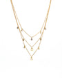 Collar tres sonrisas y diamantes