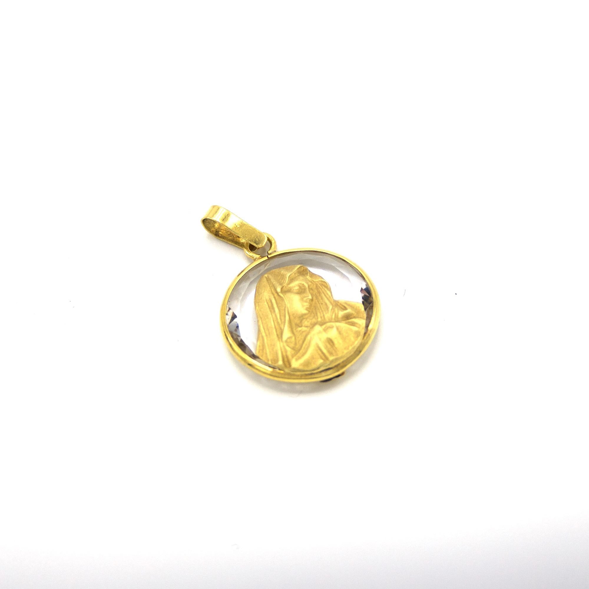 Medalla virgen mater