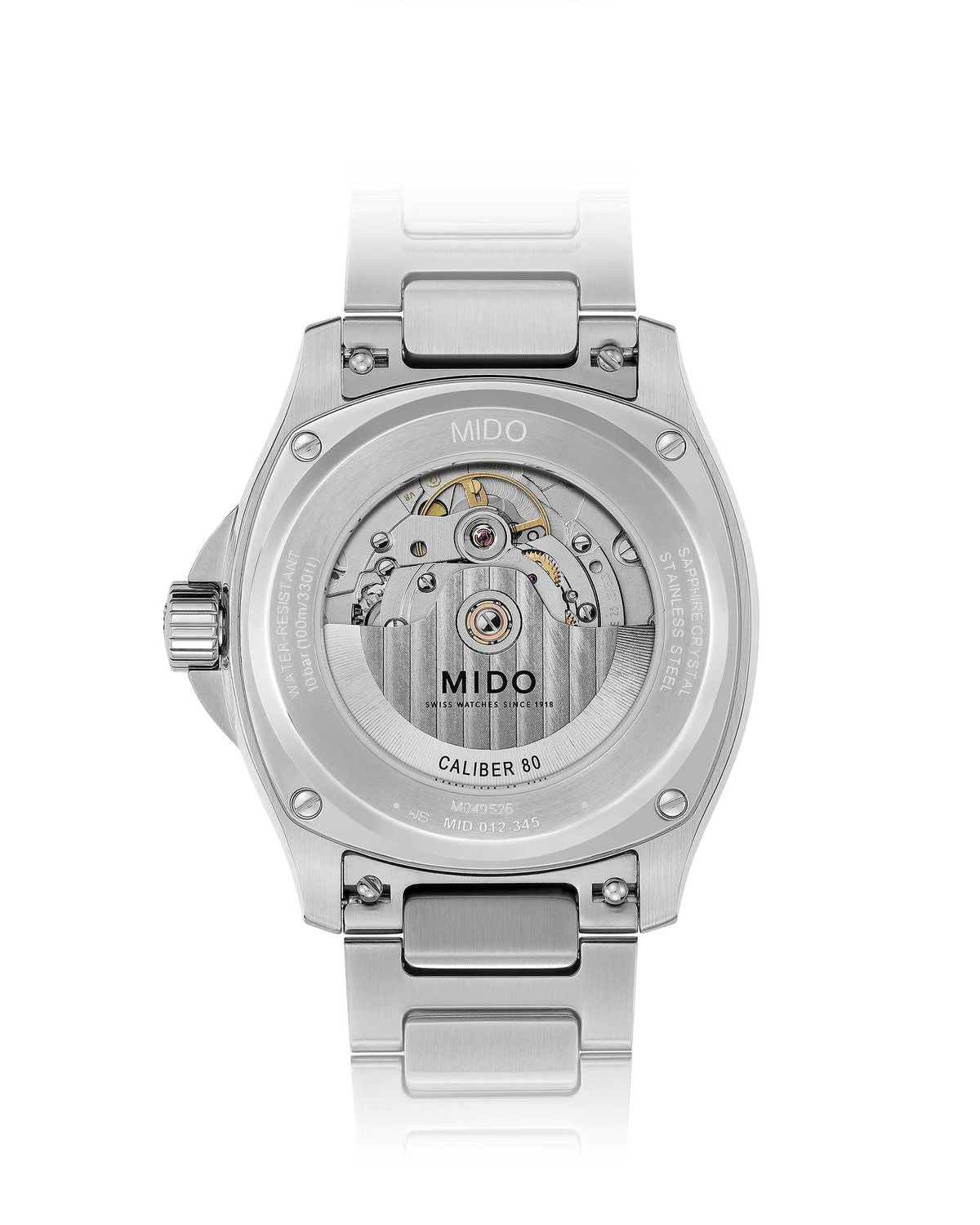 Reloj Mido Multifort TV Big Date Acero Azul