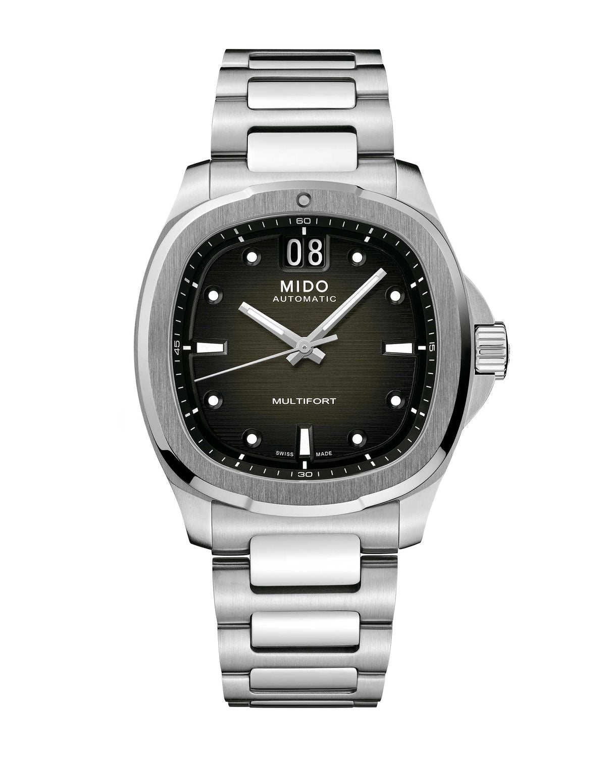 Reloj Mido Multifort TV Big Date Acero Grafito