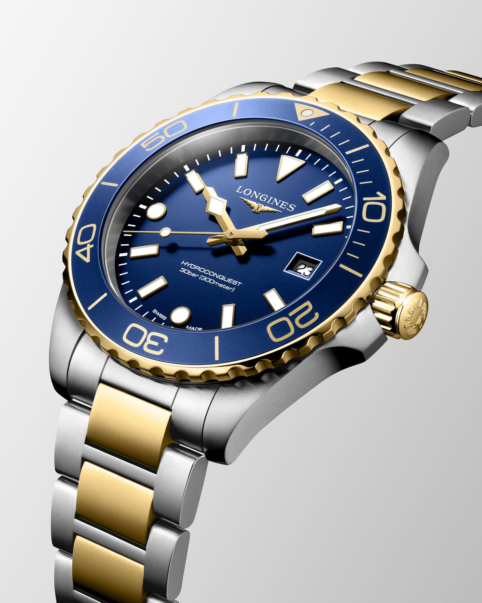 Reloj Longines Hydroconquest 42MM bicolor azul