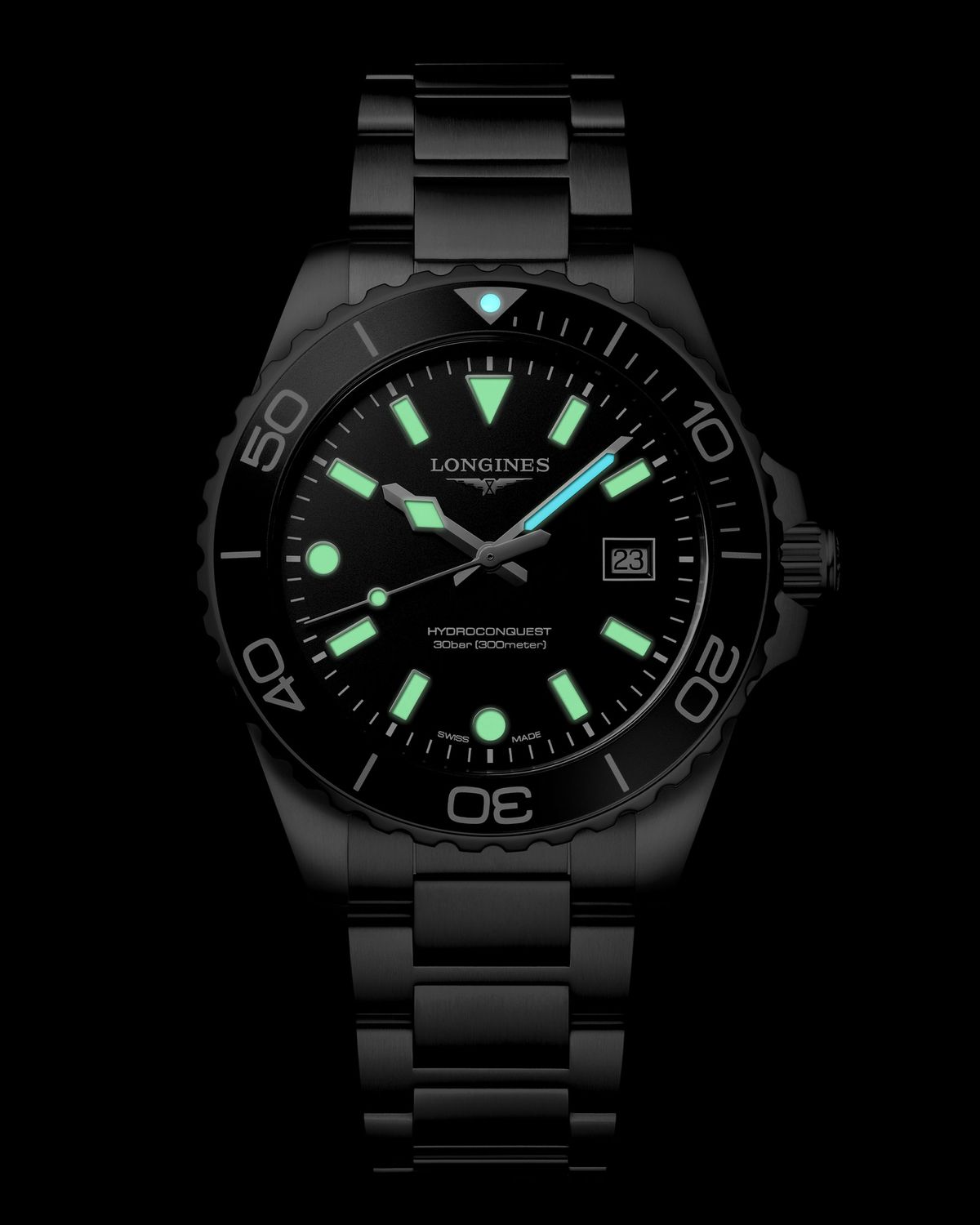 Reloj Longines Hydroconquest 42MM Negro