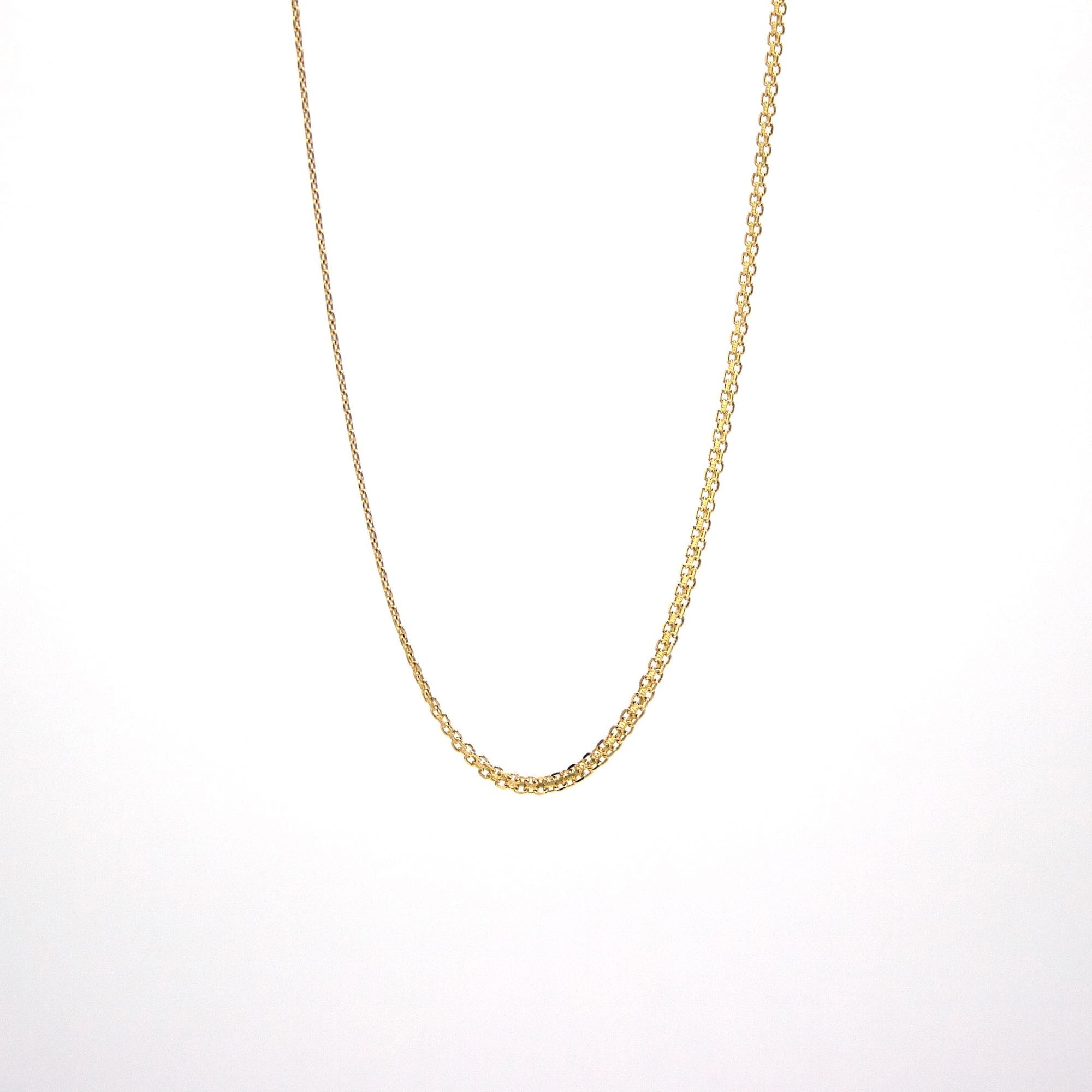 cadena triple oro amarillo 39