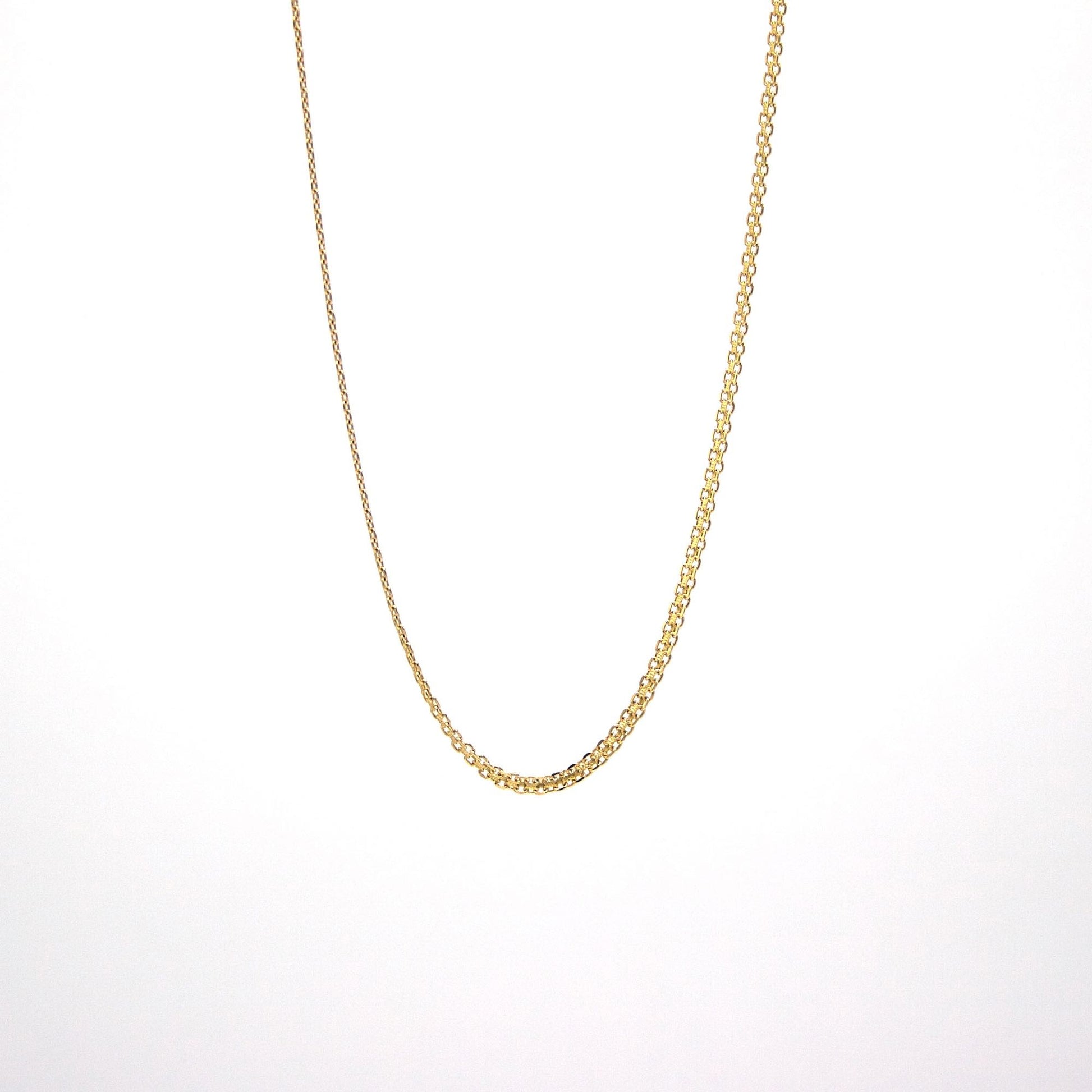 cadena triple oro amarillo 39