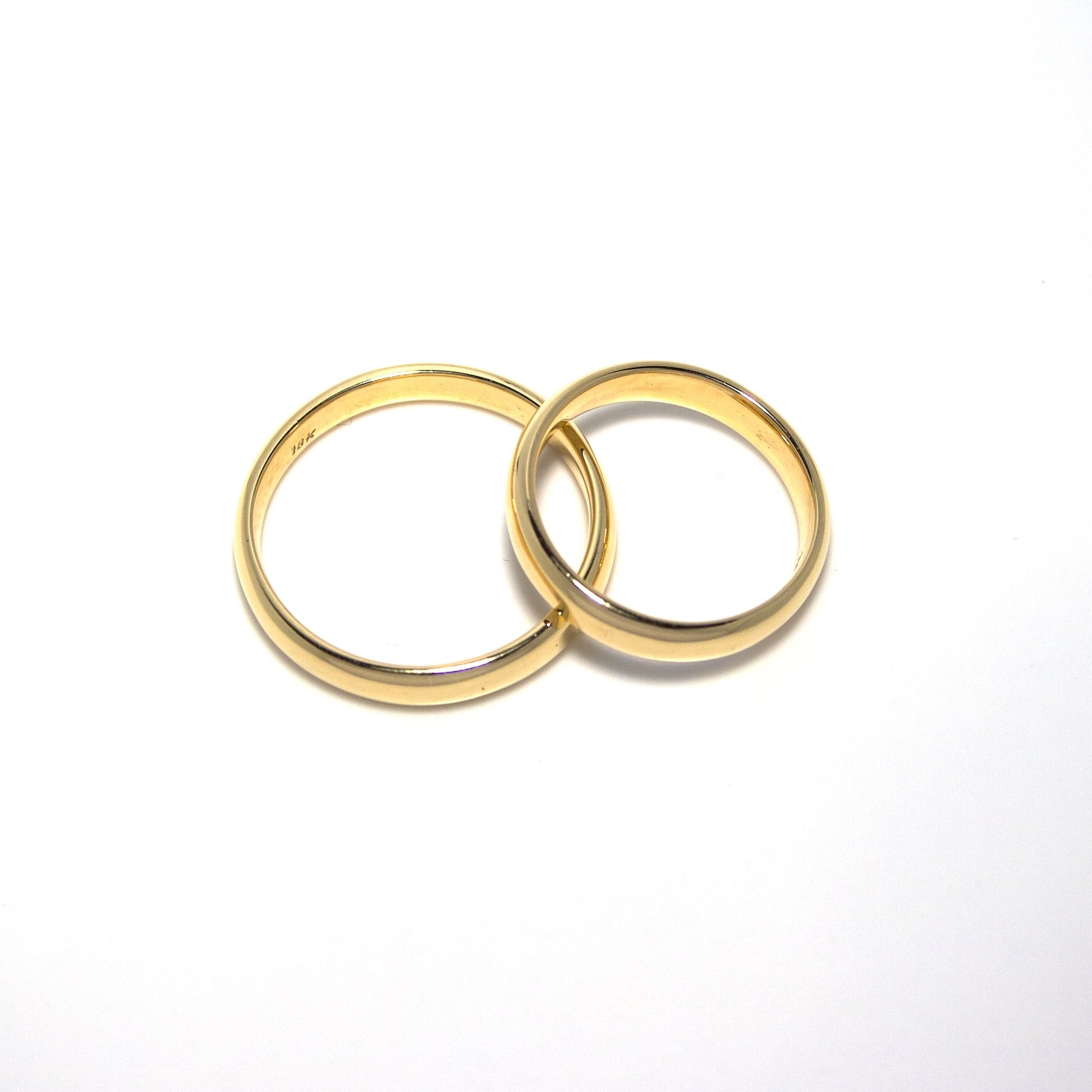 Argollas modelo inglés (par)