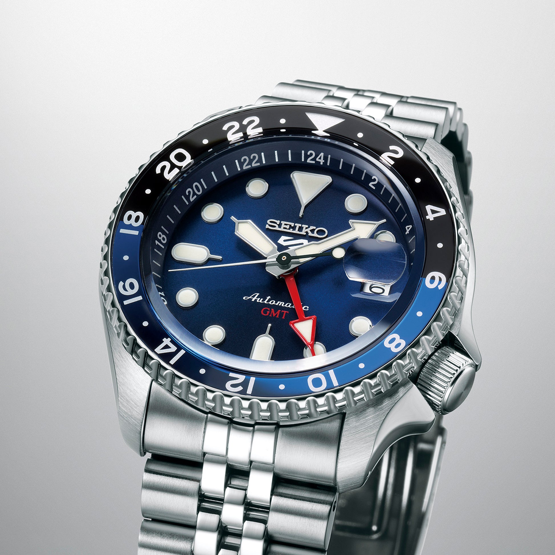 Seiko ssk003k1 5 Sports SKX Sports Style GMT Series