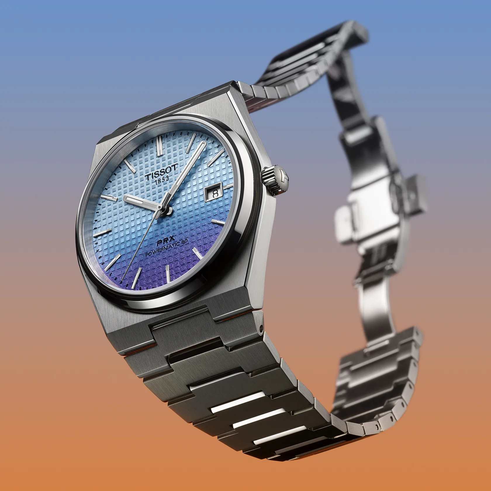 Tissot PRX powermatic 80 Azul cielo camaleónico