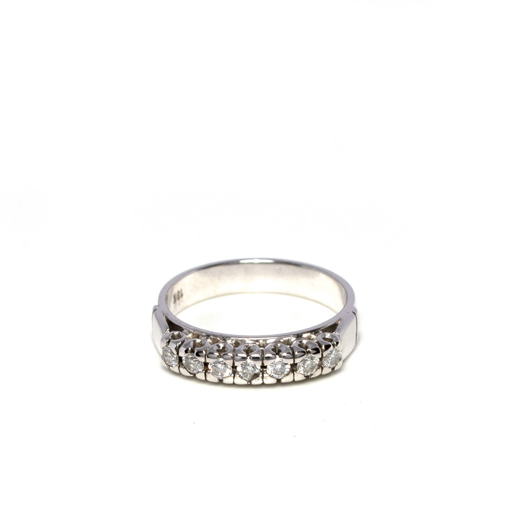 Medio cintillo 7 diamantes