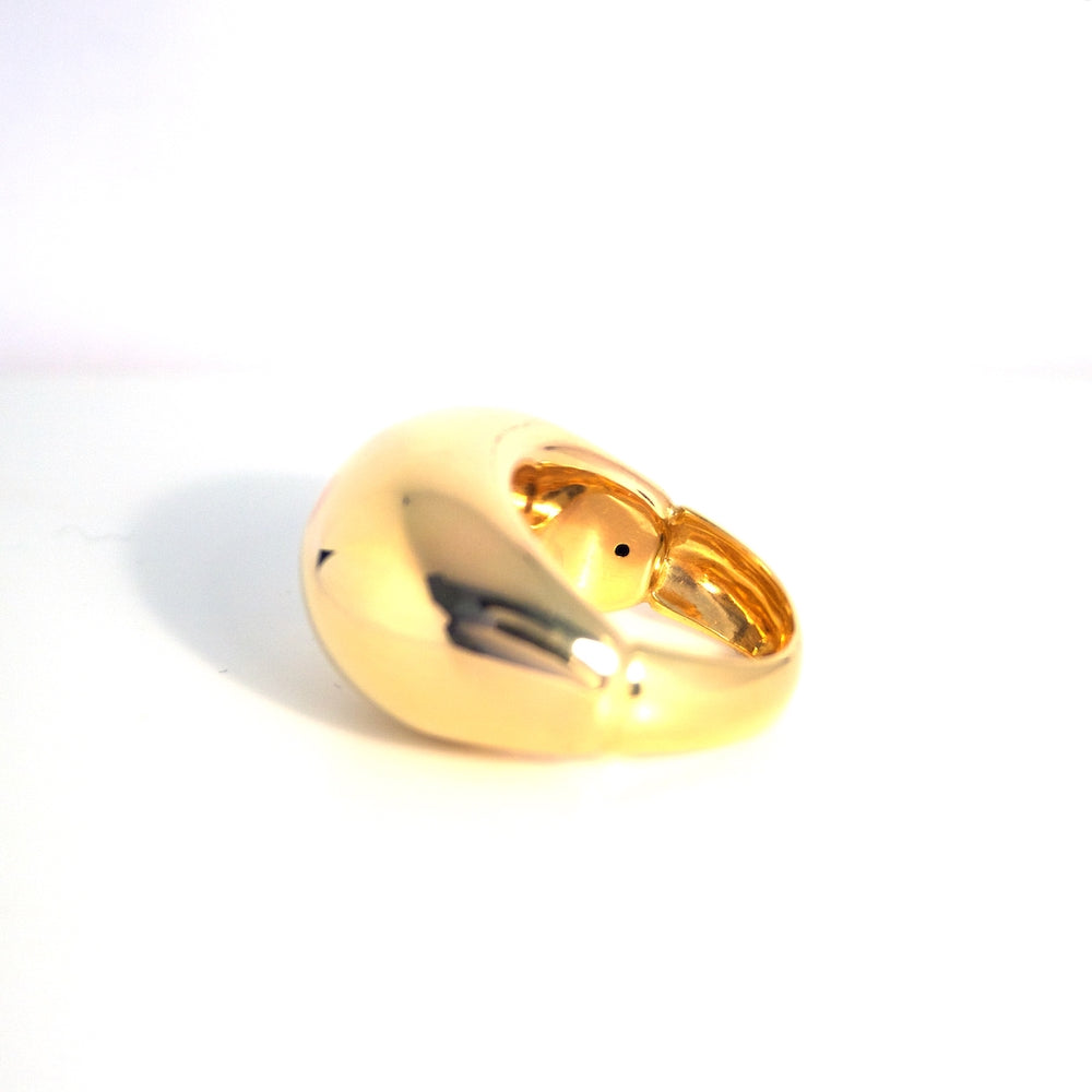 Anillo oro amarillo bombé