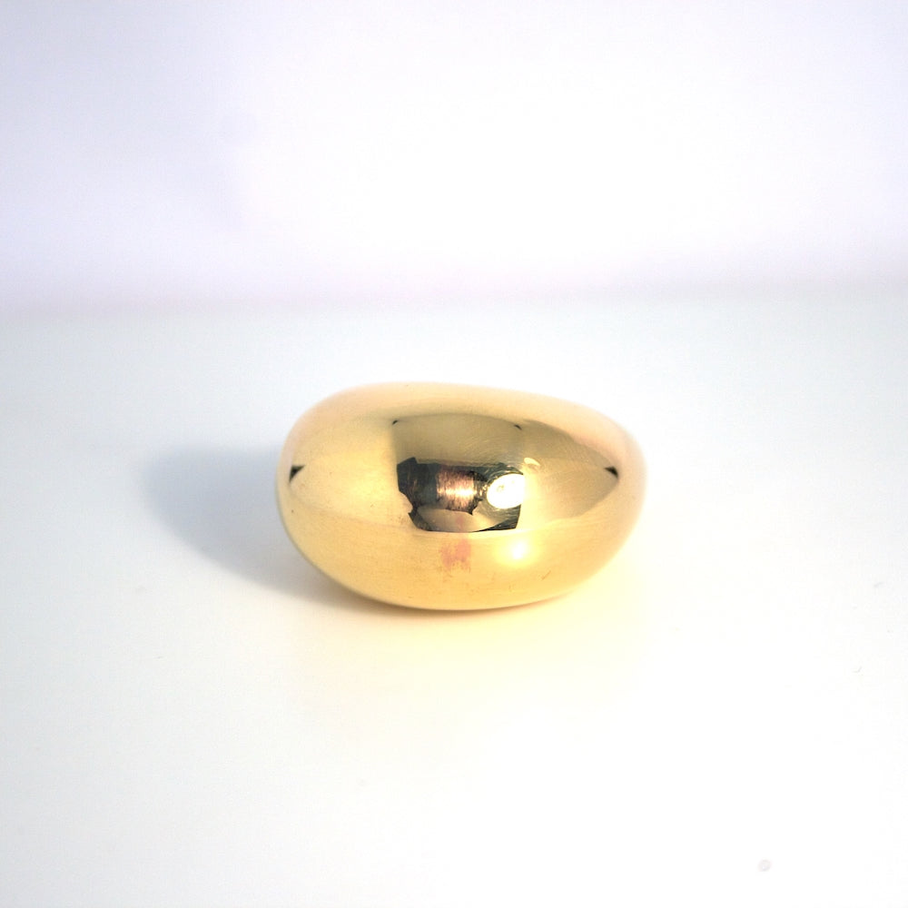 Anillo oro amarillo bombé