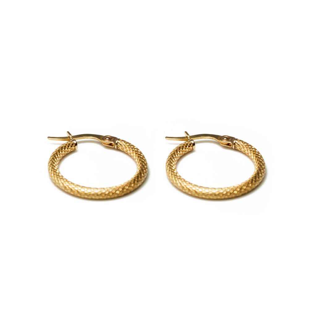 Aros argollas labradas