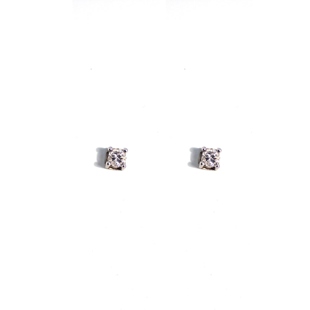 Aros platino con brillantes