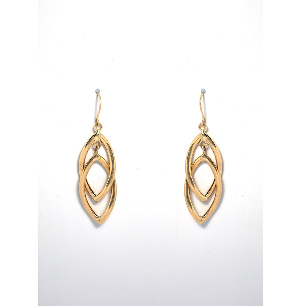 Aros Colgantes doble almendra