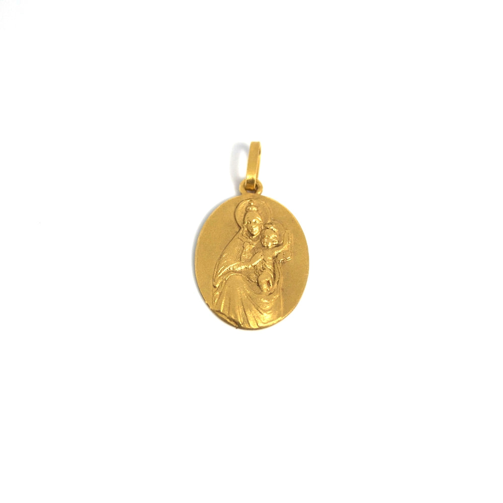 Medalla virgen y niño jesus