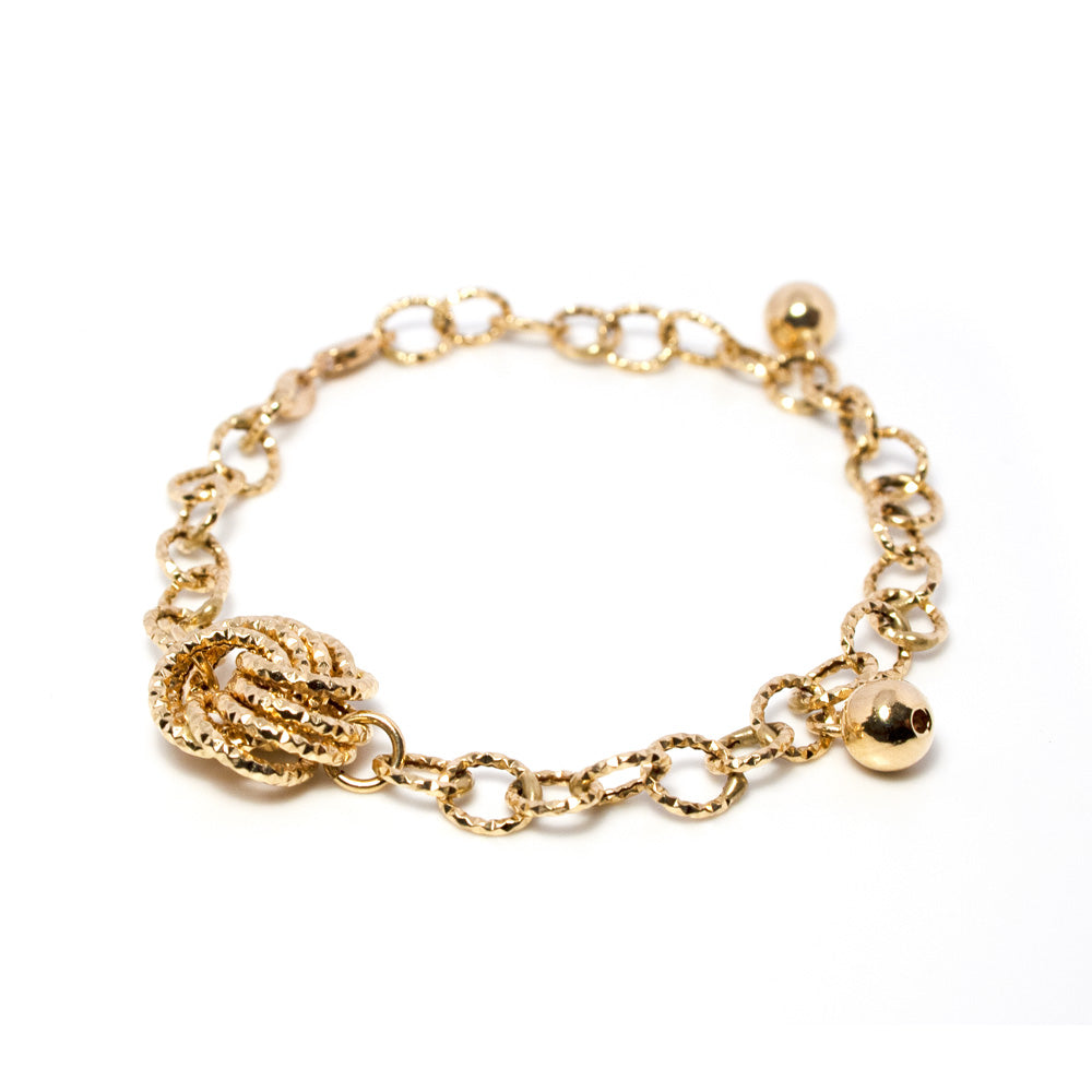 Pulsera Bolitas oro