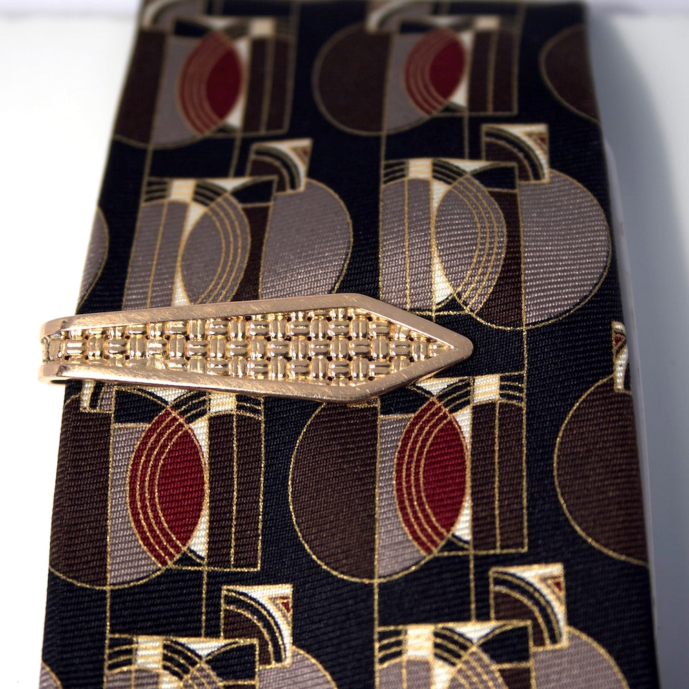 Prendedor corbata oro amarillo