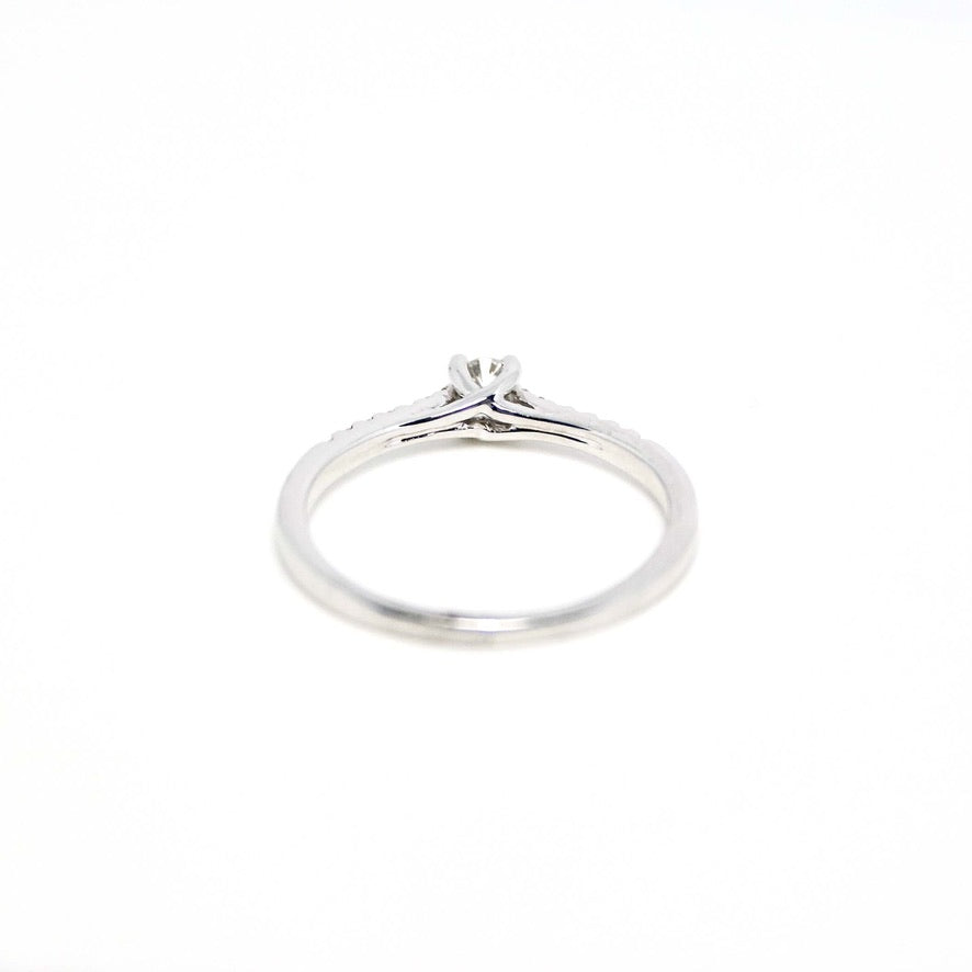 Anillo Oro blanco 14